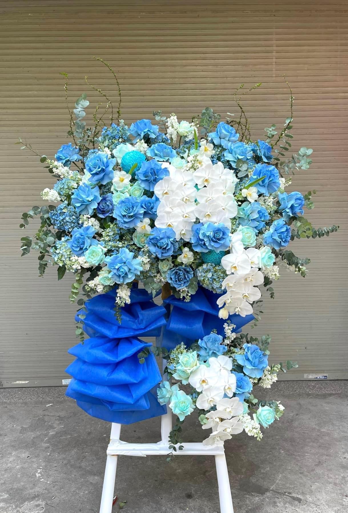 Lẵng Hoa Chúc mừng 2 tầng - 314