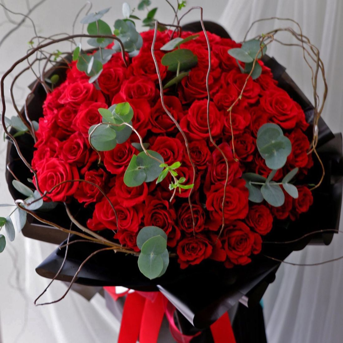 Bó Hoa Hồng đỏ Ecudo